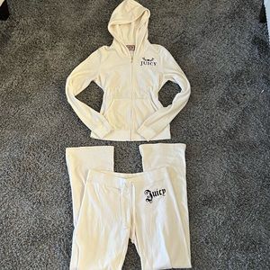 RARE OFF WHITE JUICY TRACKSUIT